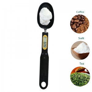 الأسرة إمدادات الطاقة 3V CR2032 ملعقة مقياس مطبخ قياس المواد الغذائية لون أسود أبيض الاستخدام