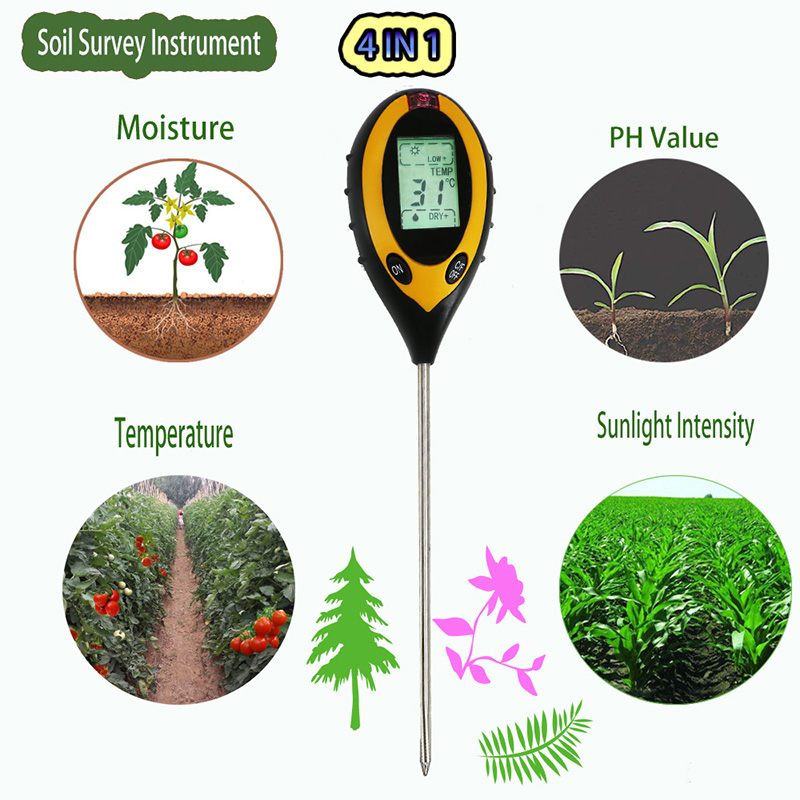 Dataloggers رطوبة التربة تحقيقات عالية الدقة قياس درجة حرارة التربة